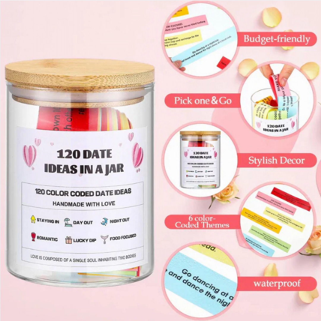 120 Date Idea Jar